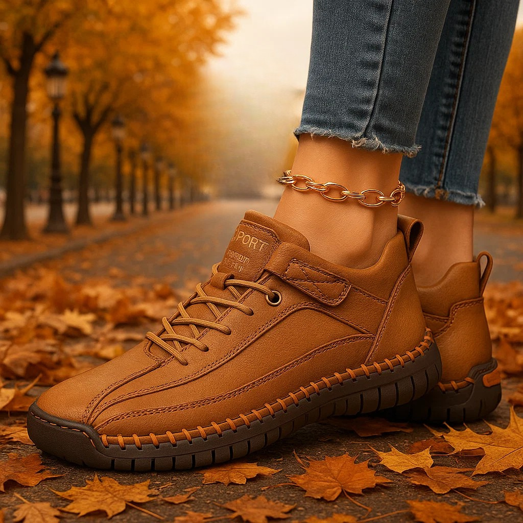 Mia™ | Ortopediska Komfort-Sneakers Brun