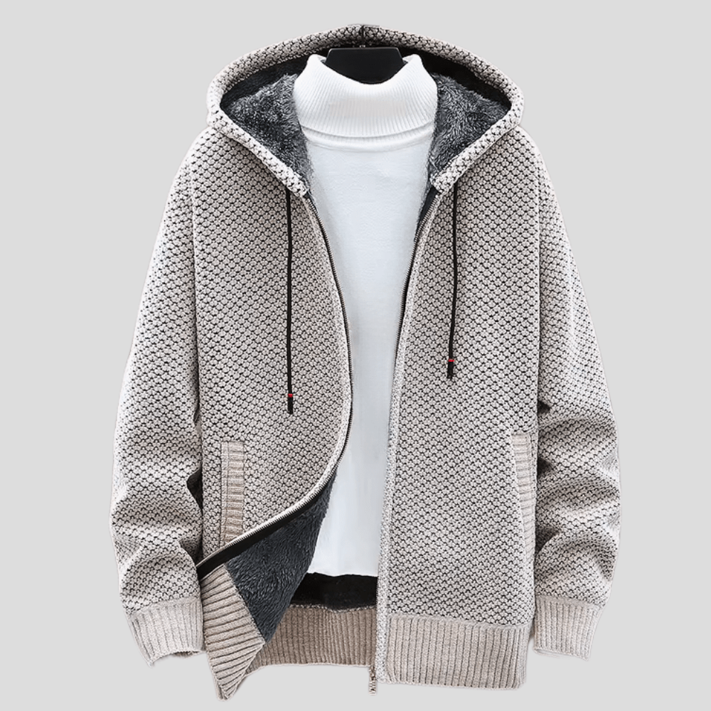Guido | stickad hoodie
