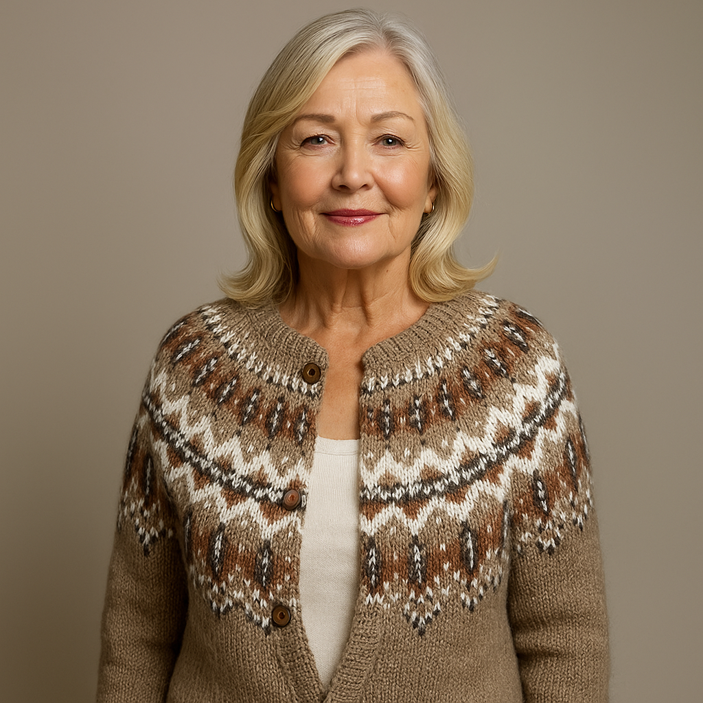 Svensson - Klassisk Isländsk Ull Vintage Kofta