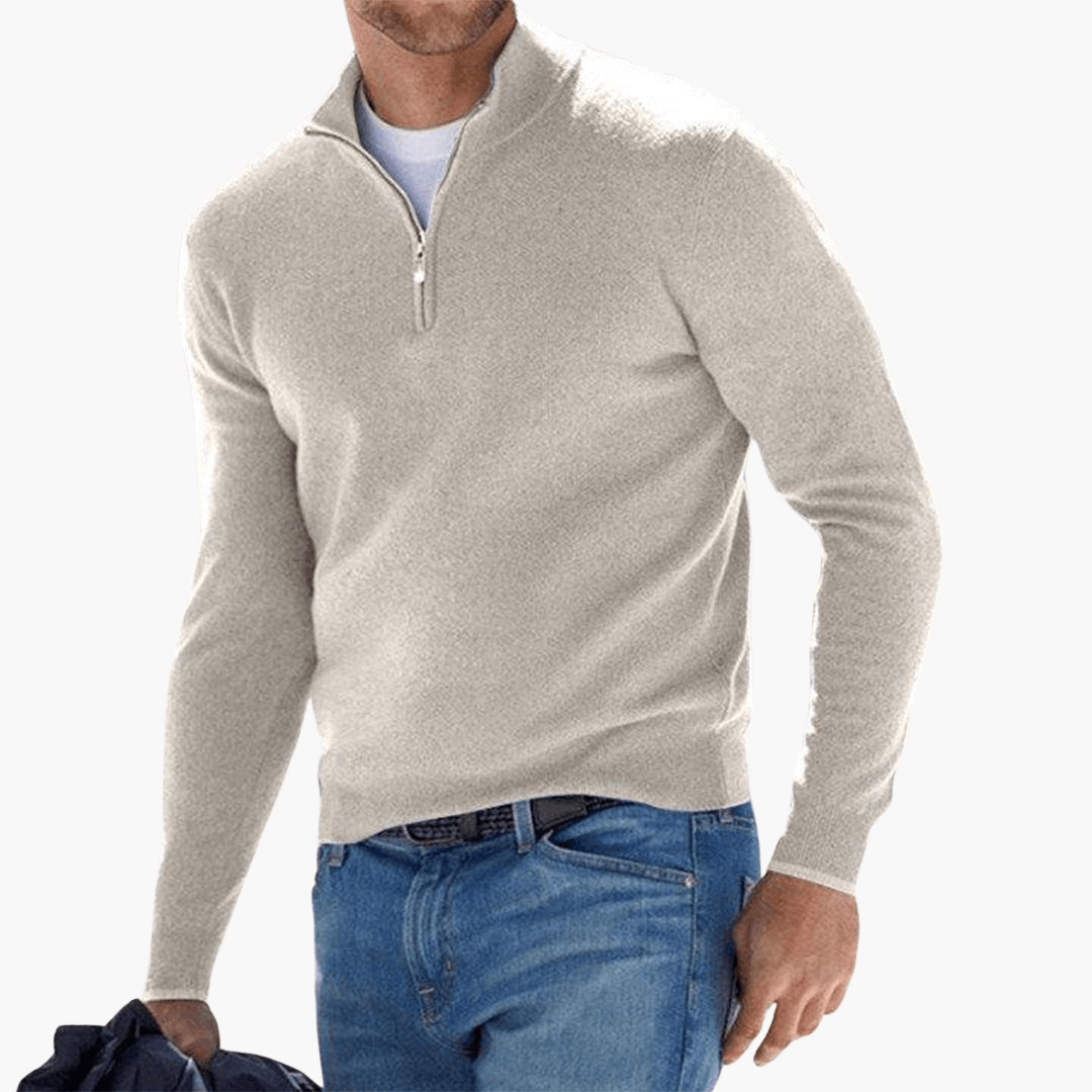 Zip-Pullover för herrar – moderiktig & bekväm för fritid