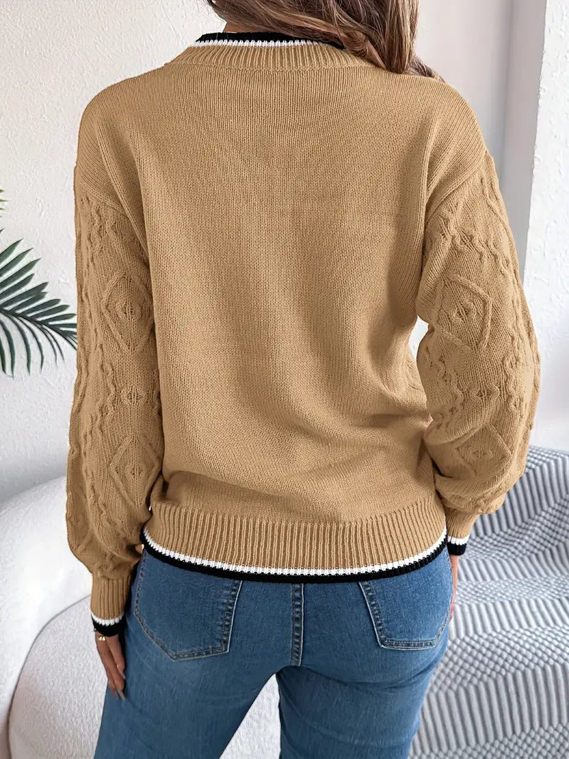 Sonja - Elegant Randig Jumper