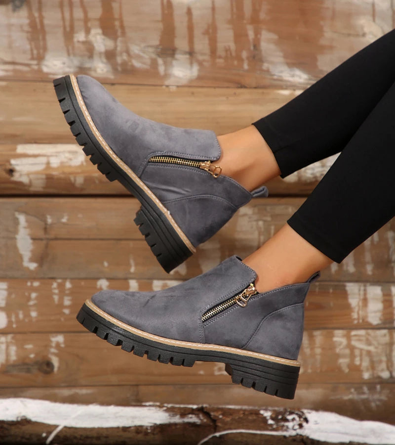 Miladie – Ortopedisk stövel med sidodragkedja