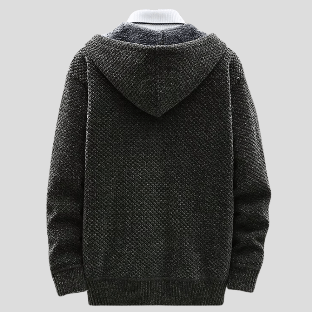 Guido | stickad hoodie