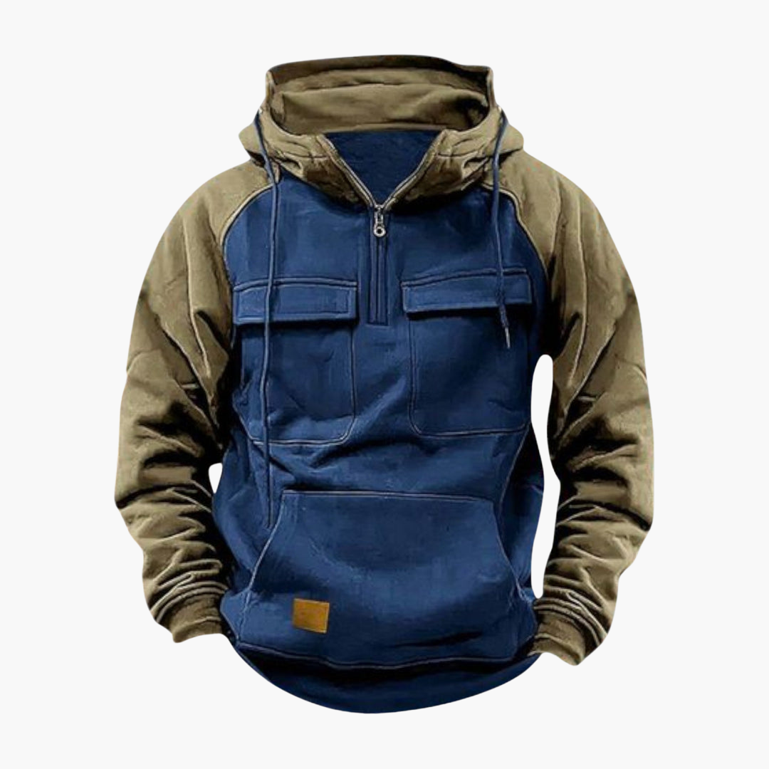 Bernd | Huvtröja med halv dragkedja