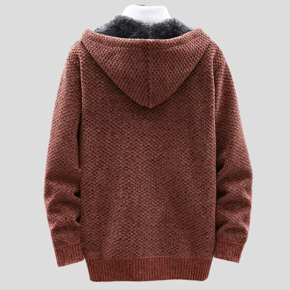 Guido | stickad hoodie