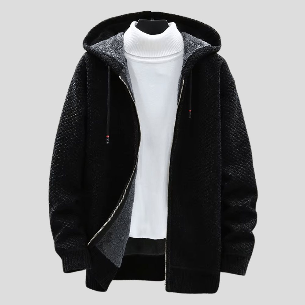 Guido | stickad hoodie