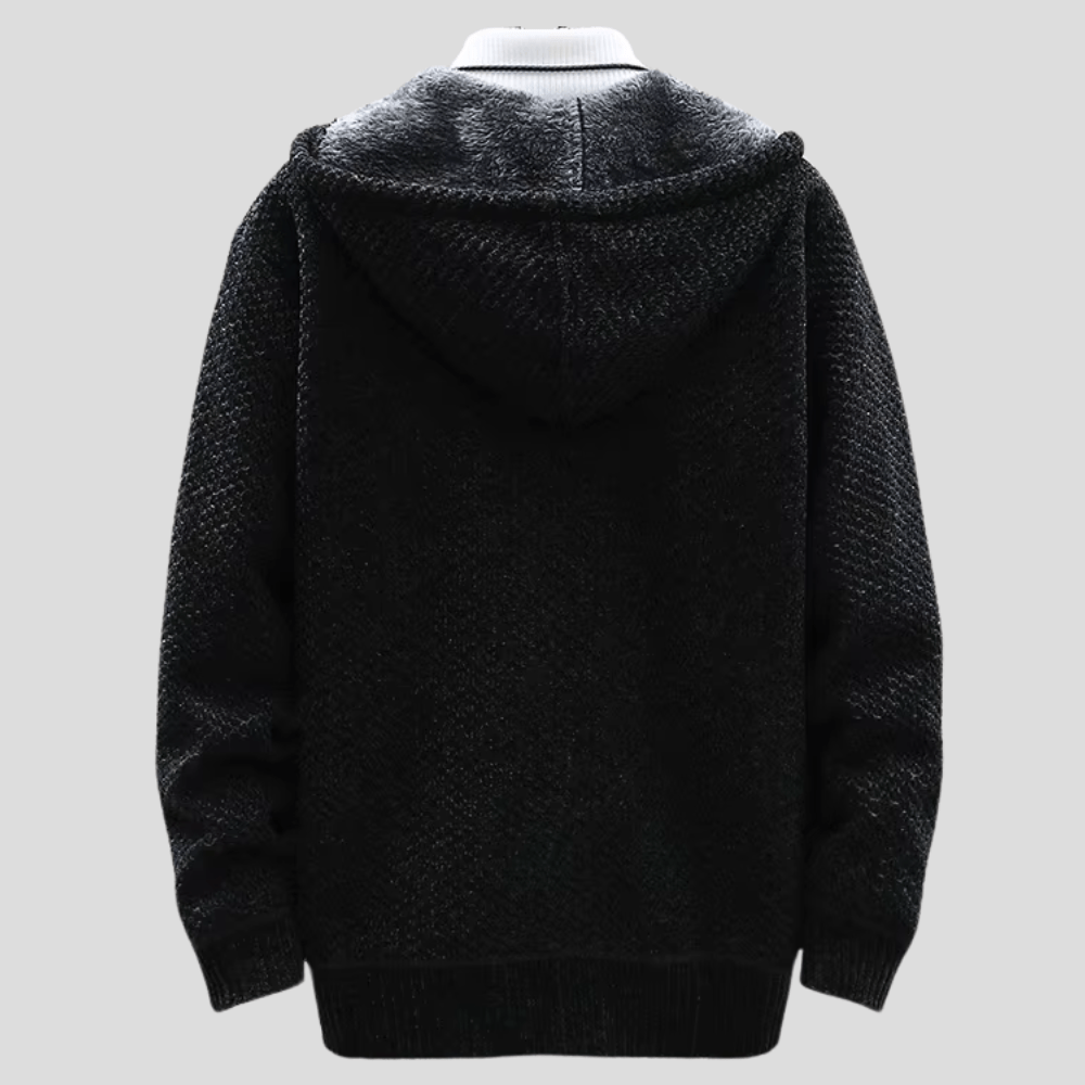 Guido | stickad hoodie