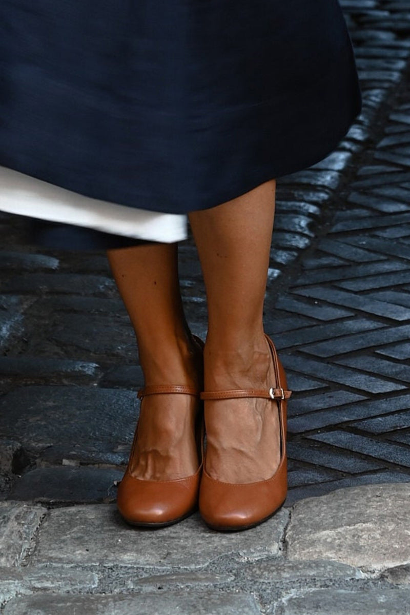 Nina™| Lågklackade sandaler