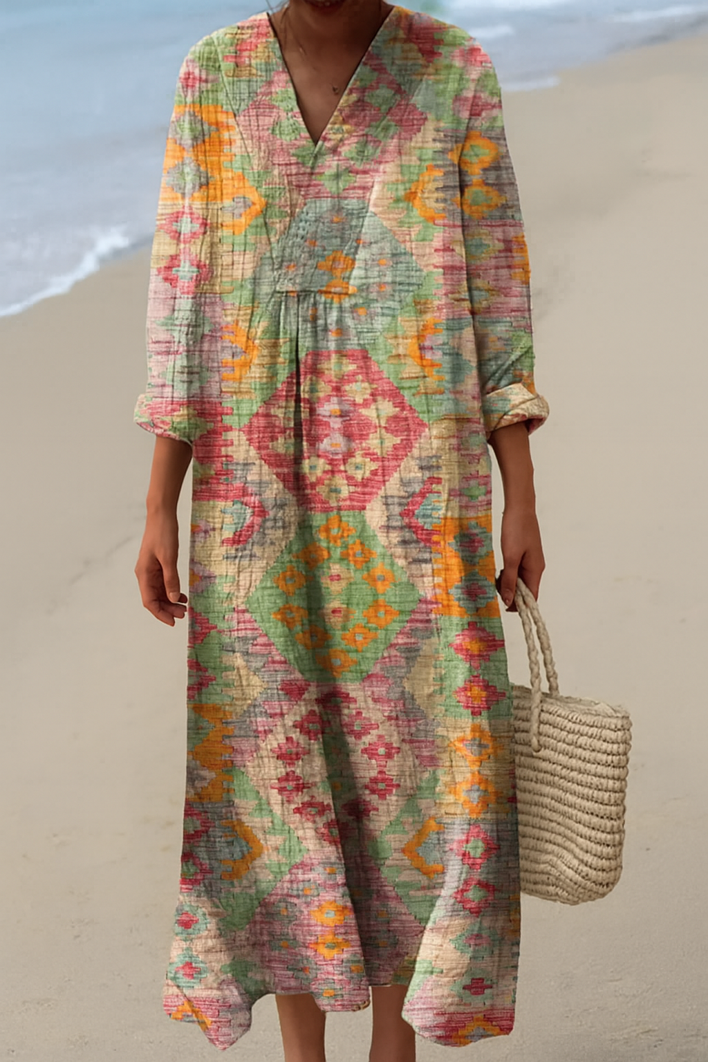 Konstinspirerad Klänning – Naturlig Skönhet Som Fångar Uppmärksamhet