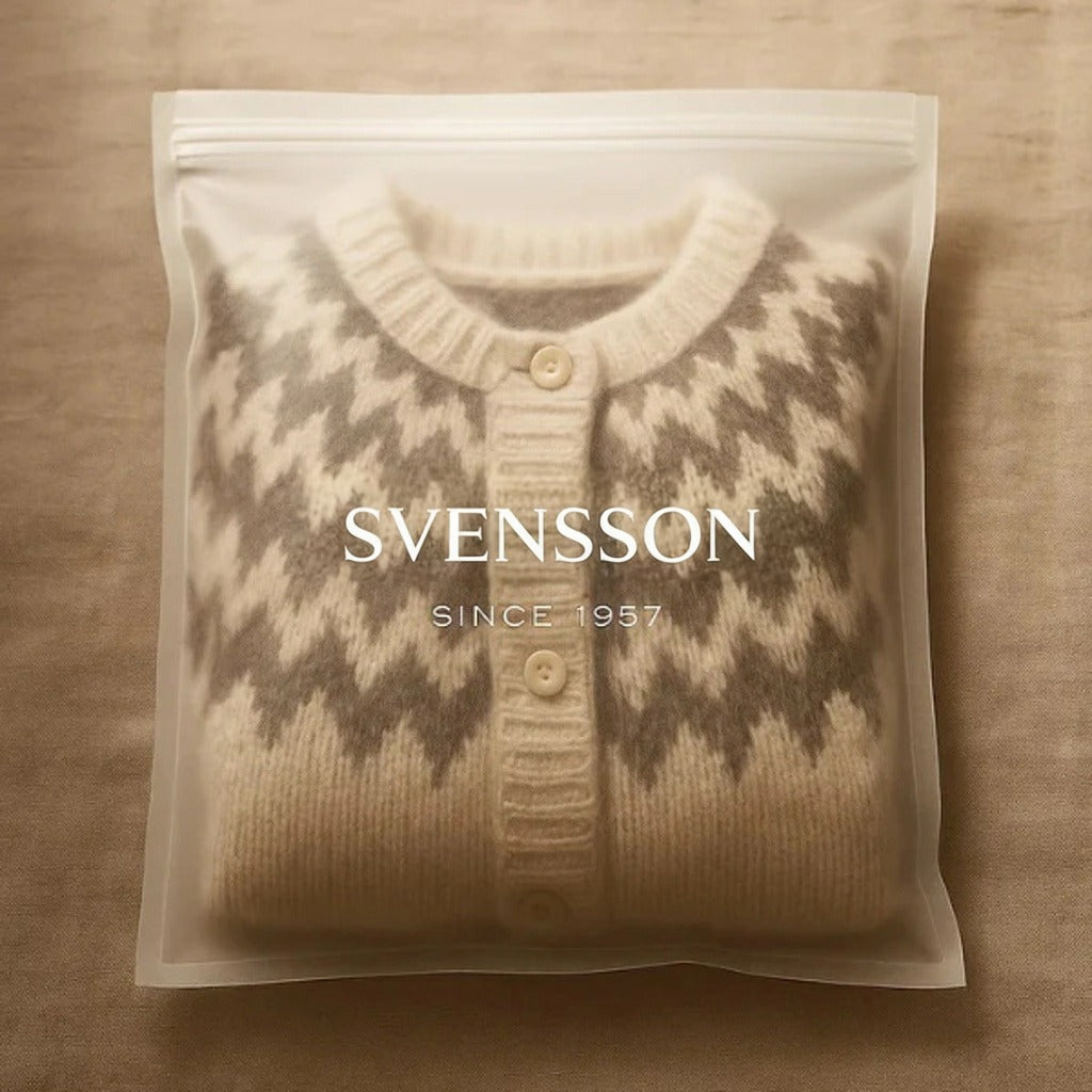 Svensson - Klassisk Isländsk Ull Vintage Kofta