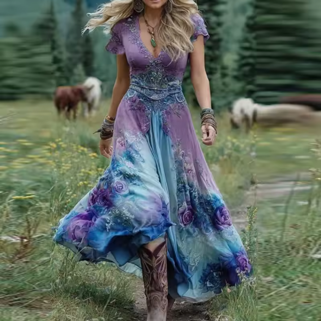 Noraya | Stilig vintage-inspirerad boho-klänning