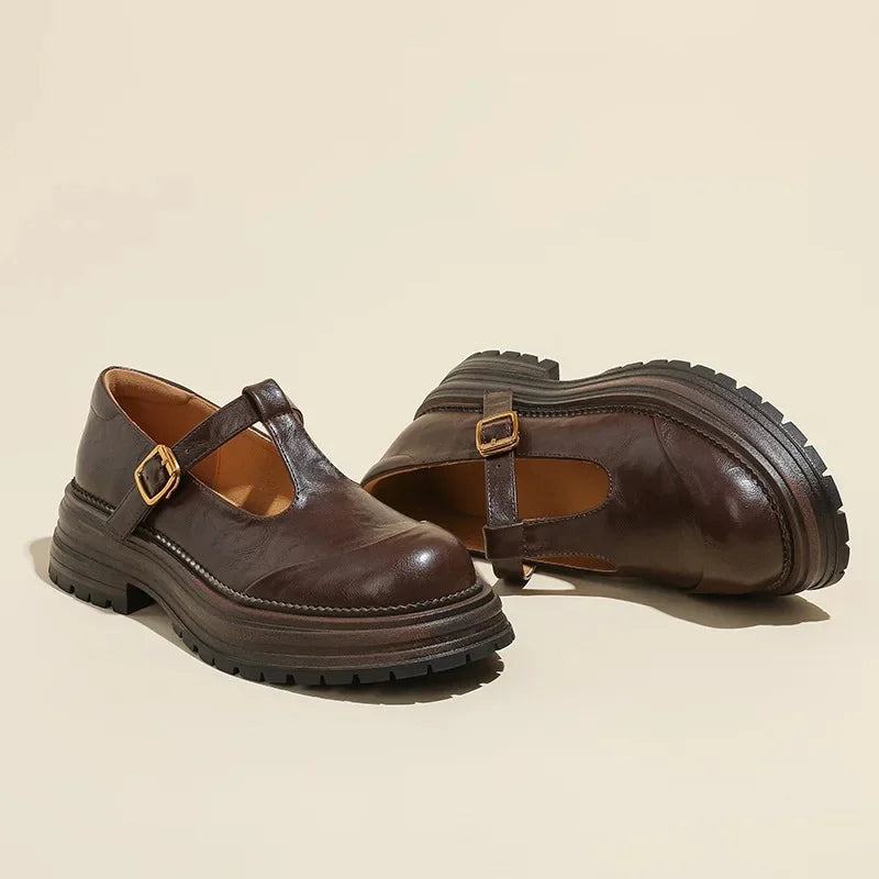 Chiara | Eleganta Mary Jane-skor i högkvalitativt läder