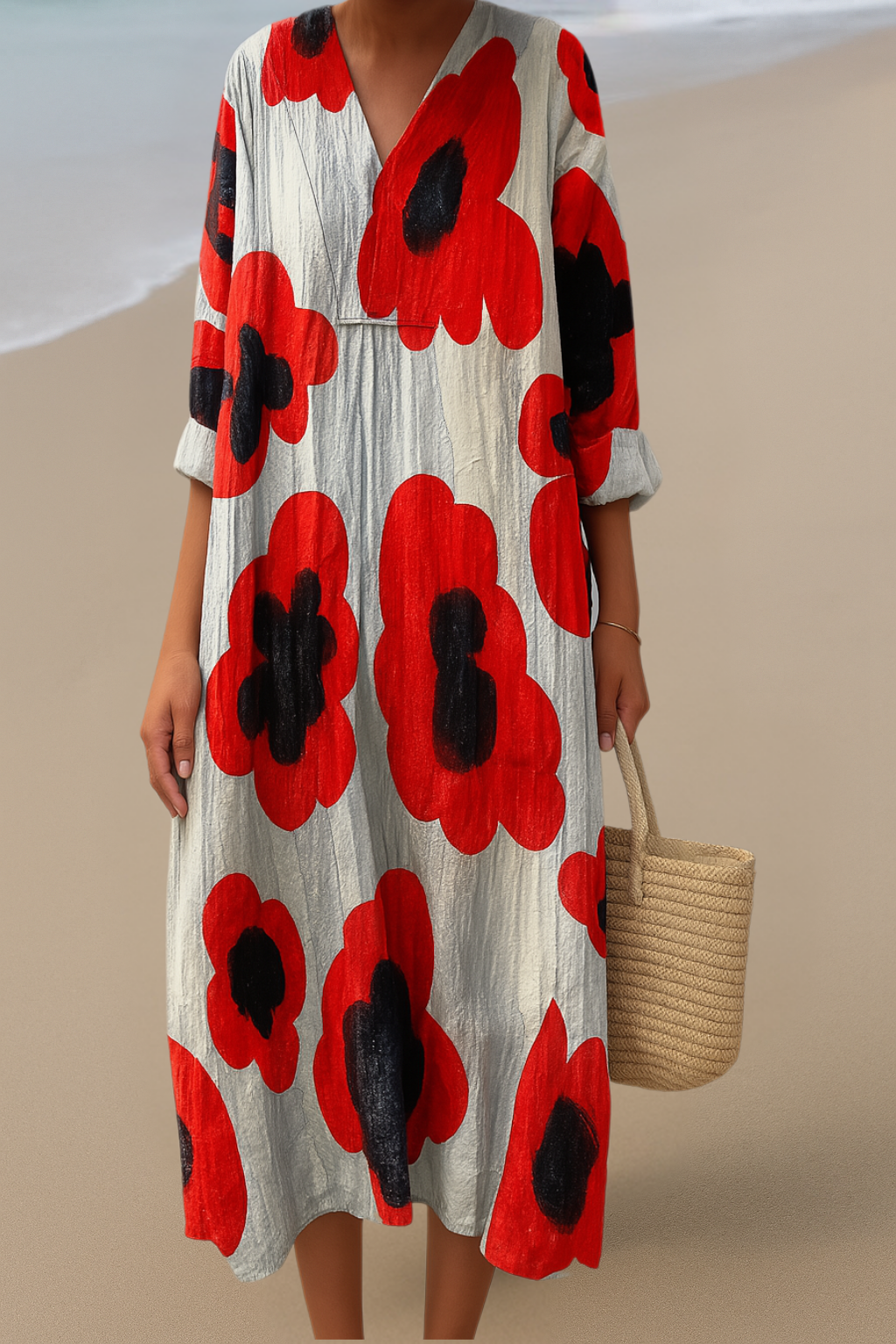 Blommig Maxiklänning – Djärva Blomster, Självklar Självsäkerhet