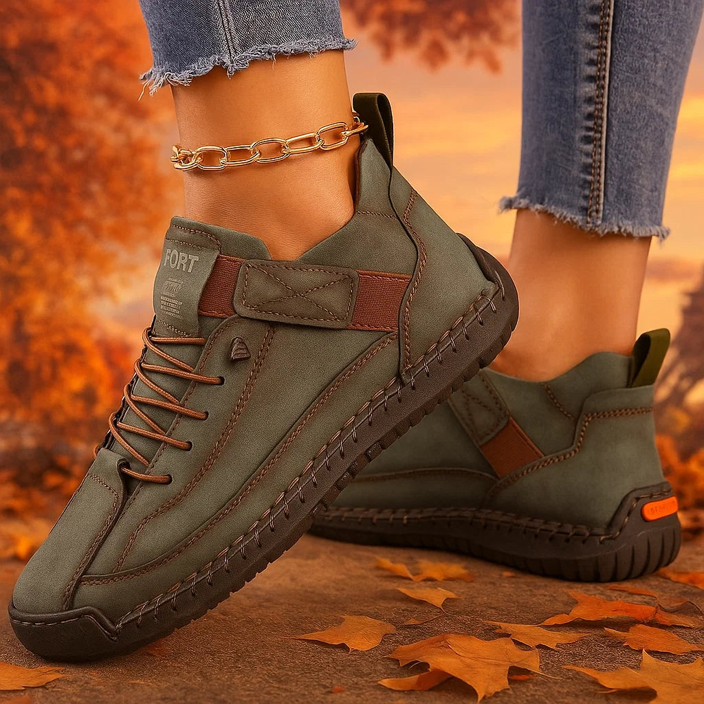 Mia™ | Ortopediska Komfort-sneakers Mörkgrön