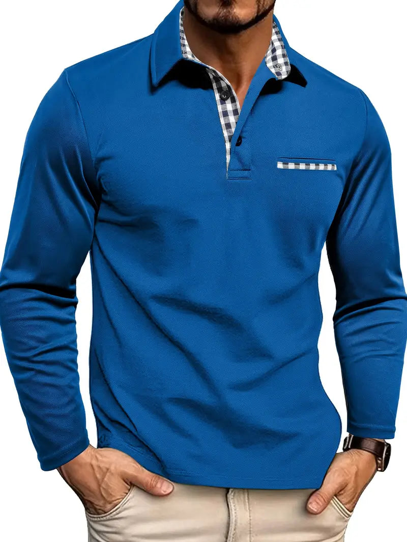 Willem | Poloshirt med långa ärmar