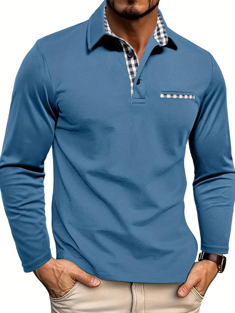 Willem | Poloshirt med långa ärmar