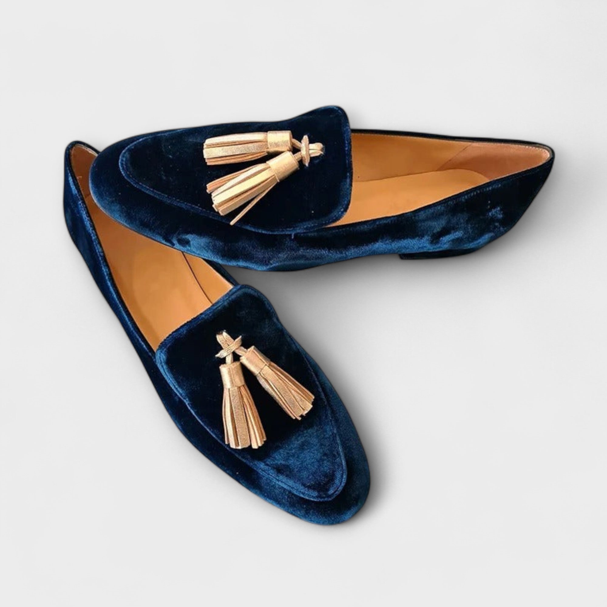 ALESSIA | Eleganta vintage moccasiner med dekorativa fransar för en distinkt stil