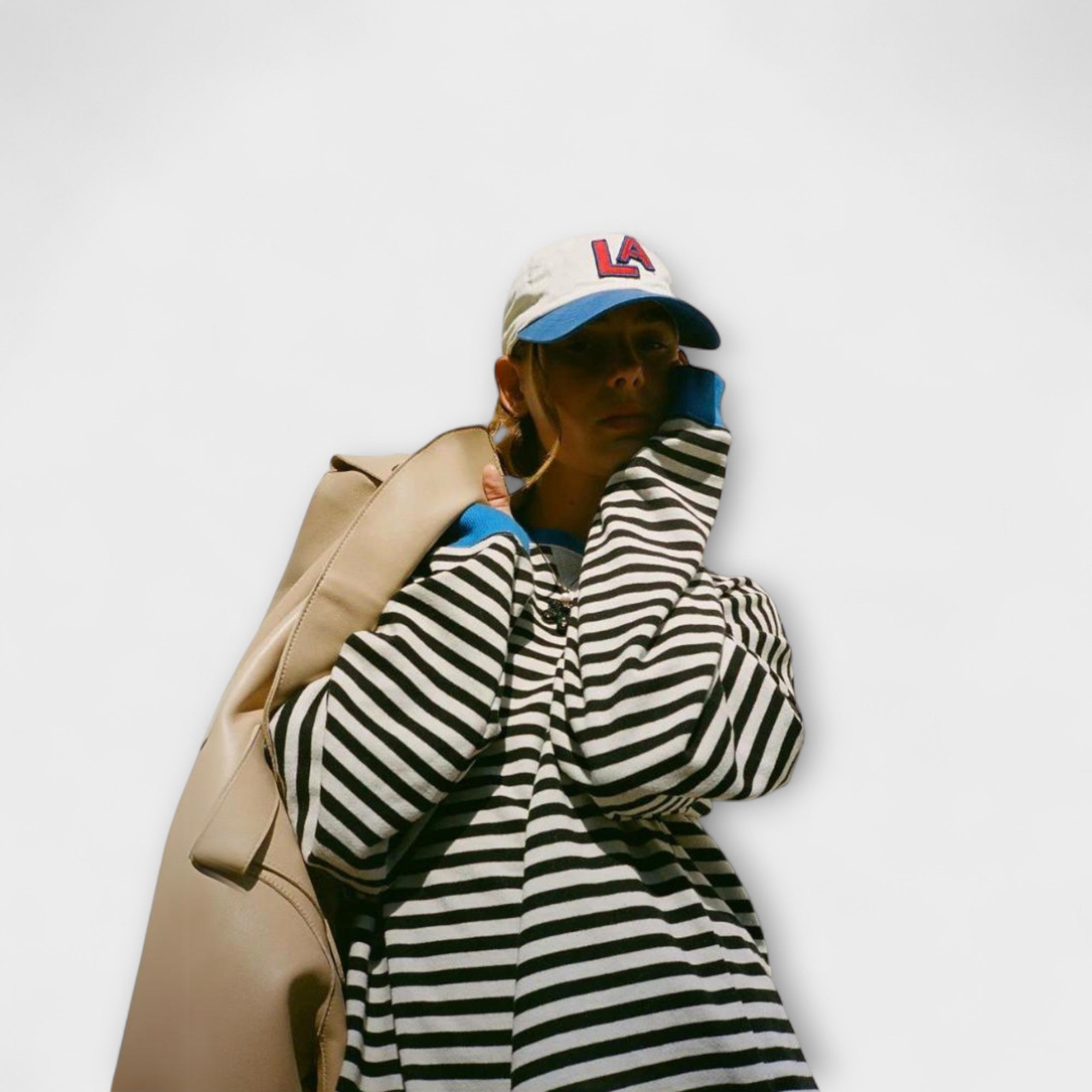 Joyce | Randig oversized tröja