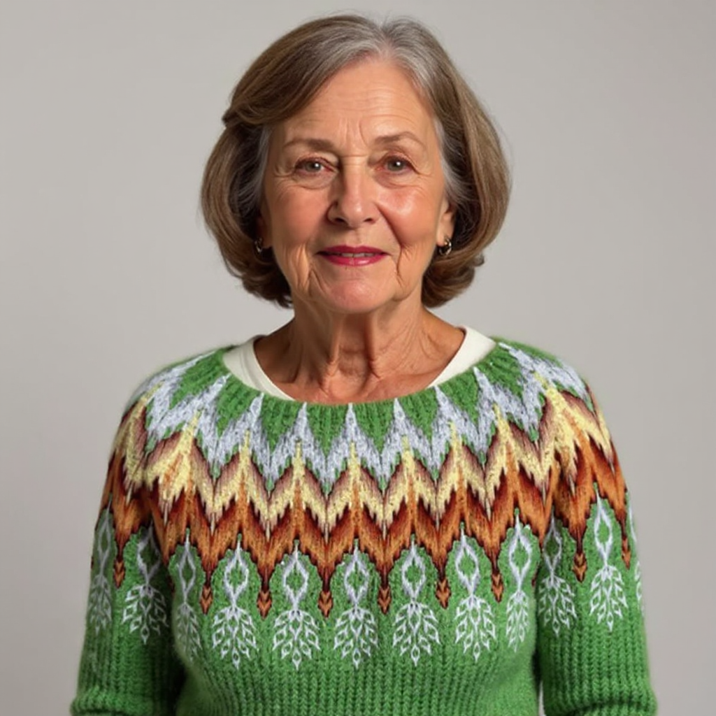 Svensson - Klassisk Isländsk Ullstickad Tröja