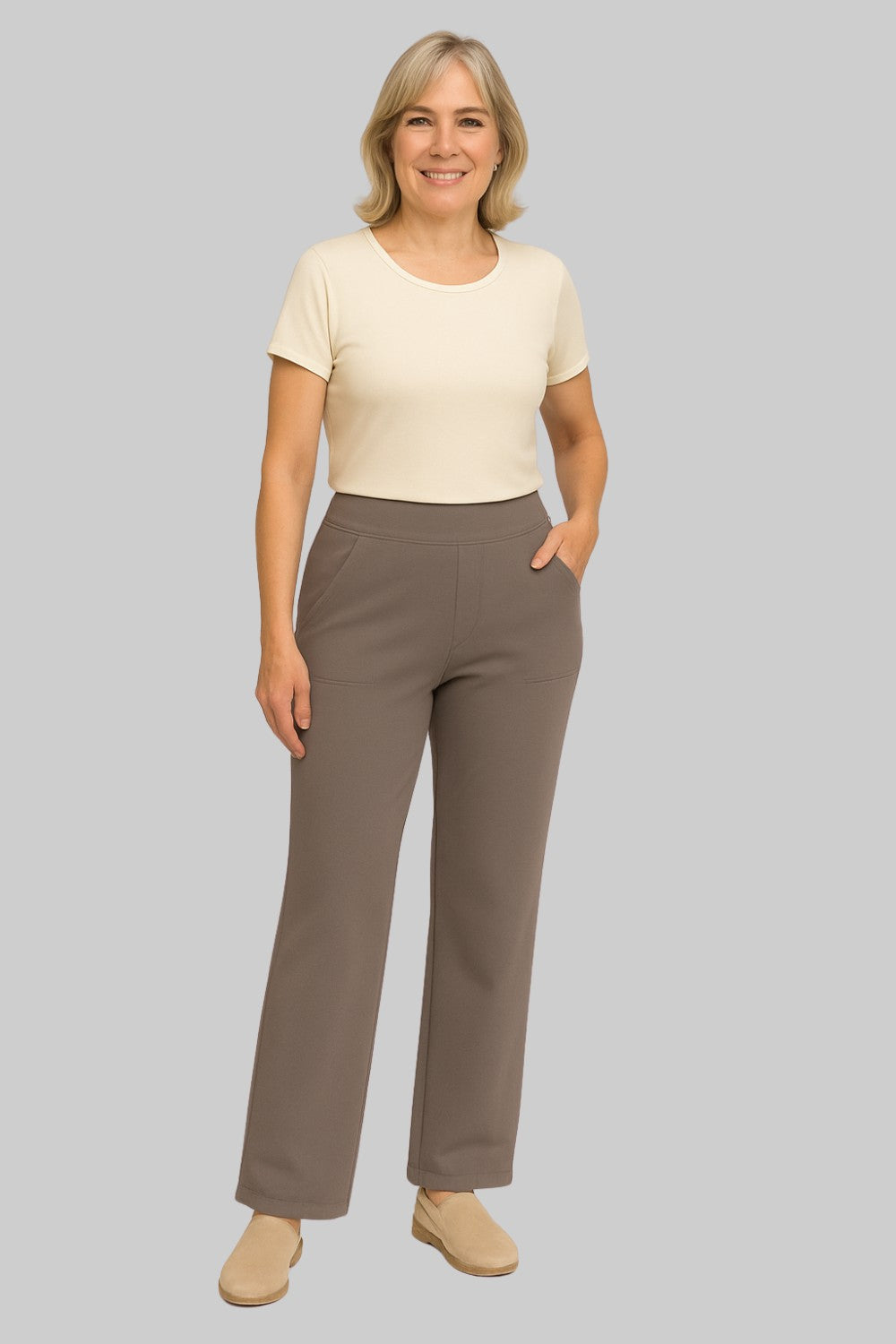 Astrid – Elegant byxa i mjuk jersey