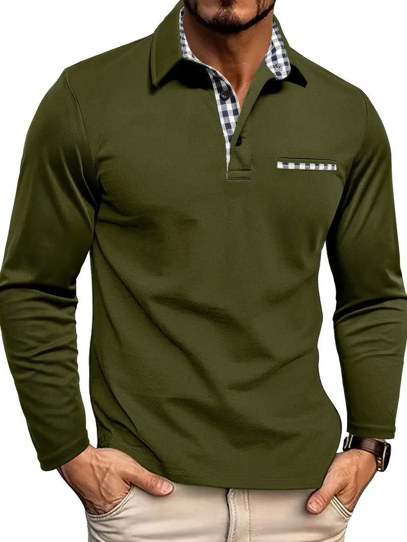 Willem | Poloshirt med långa ärmar