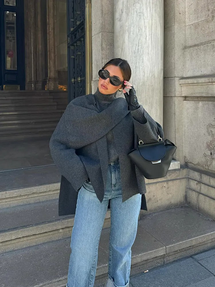 Elif - Viral cape coat
