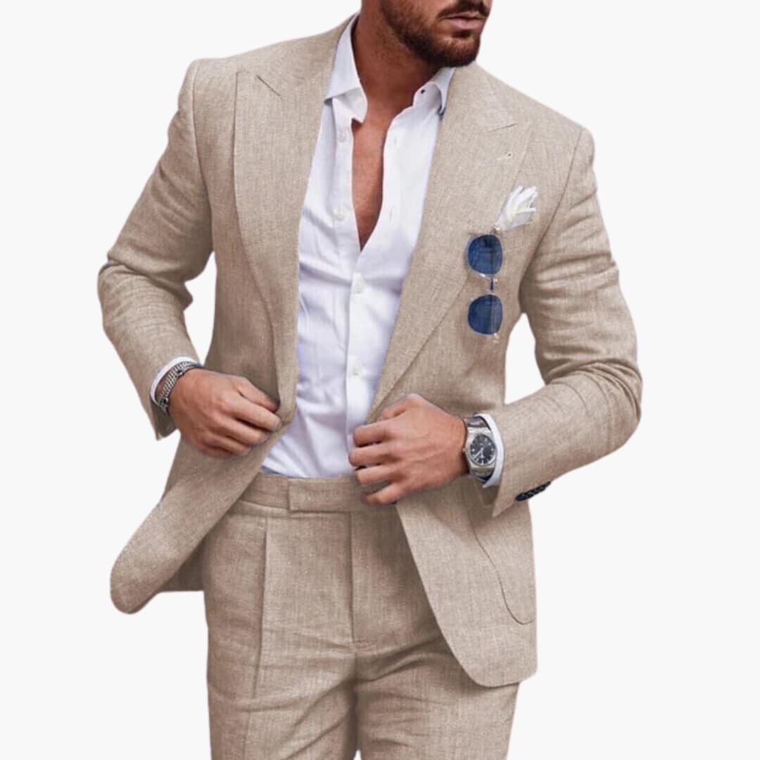 Tvådelad kostym för män - klassisk businesslook
