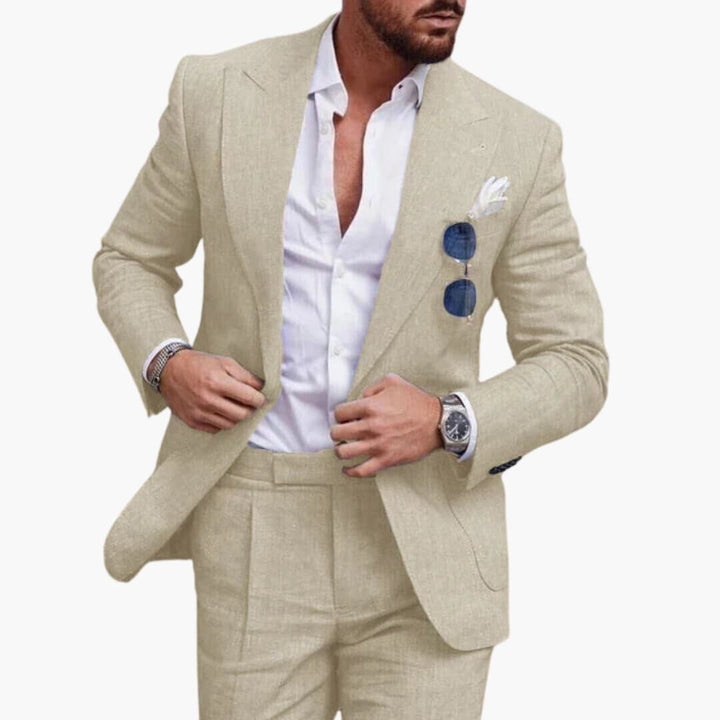 Tvådelad kostym för män - klassisk businesslook