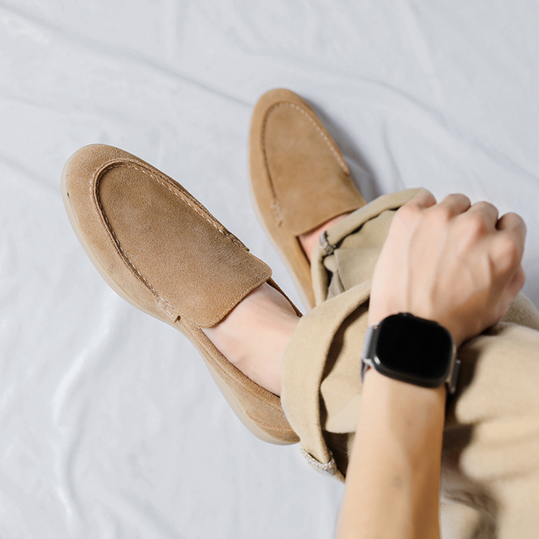 Exklusiva herrloafers i Milano-stil