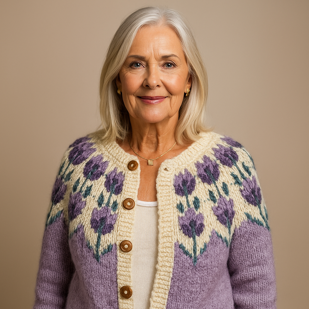 Svensson - Klassisk Isländsk Ull Vintage Kofta