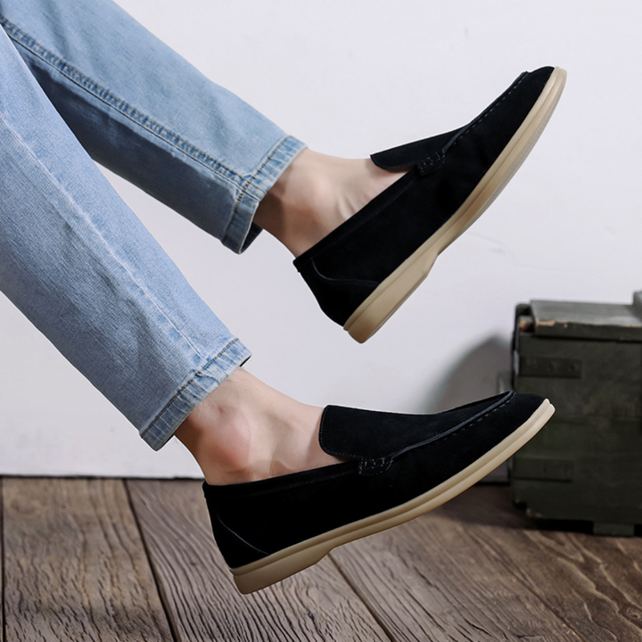 Exklusiva herrloafers i Milano-stil
