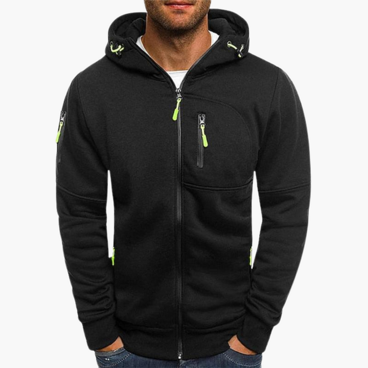 Moritz | Hoodie med dragkedja