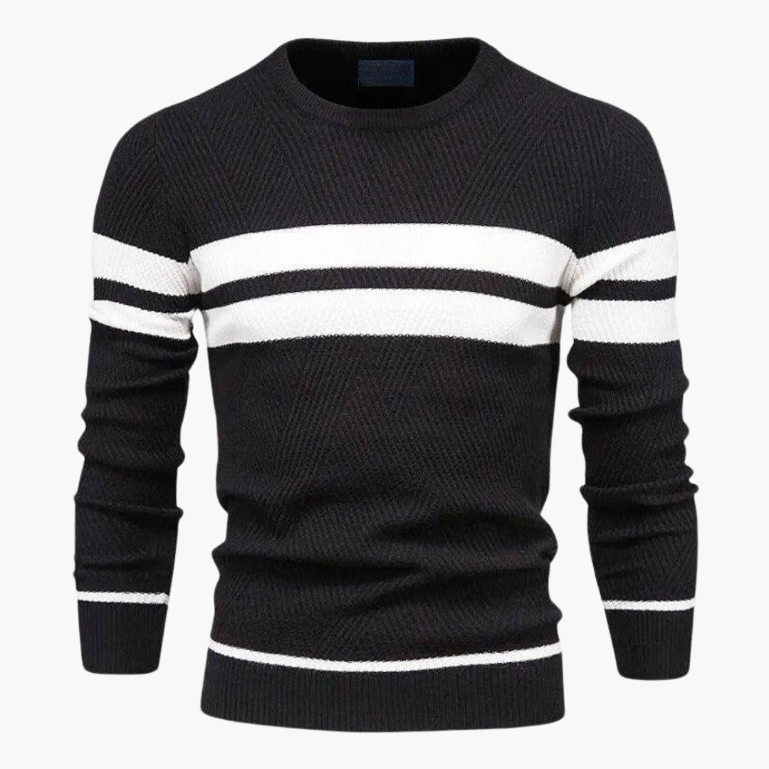 Bastian | Herrenpullover mit Streifen