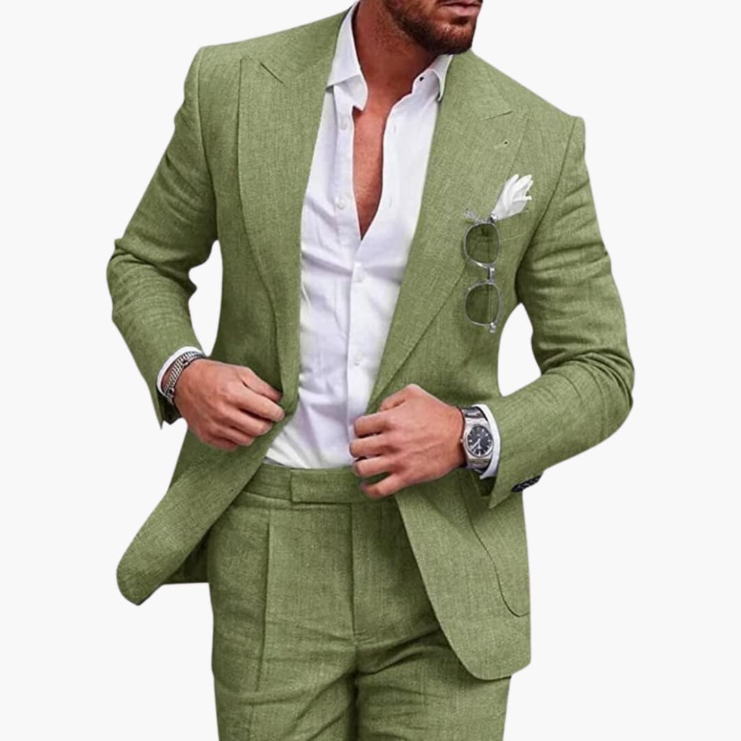 Tvådelad kostym för män - klassisk businesslook