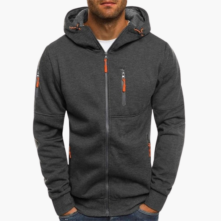 Moritz | Hoodie med dragkedja