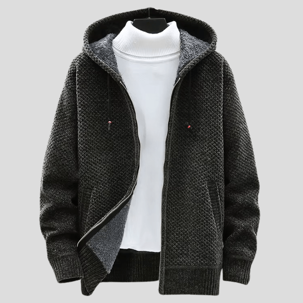Guido | stickad hoodie
