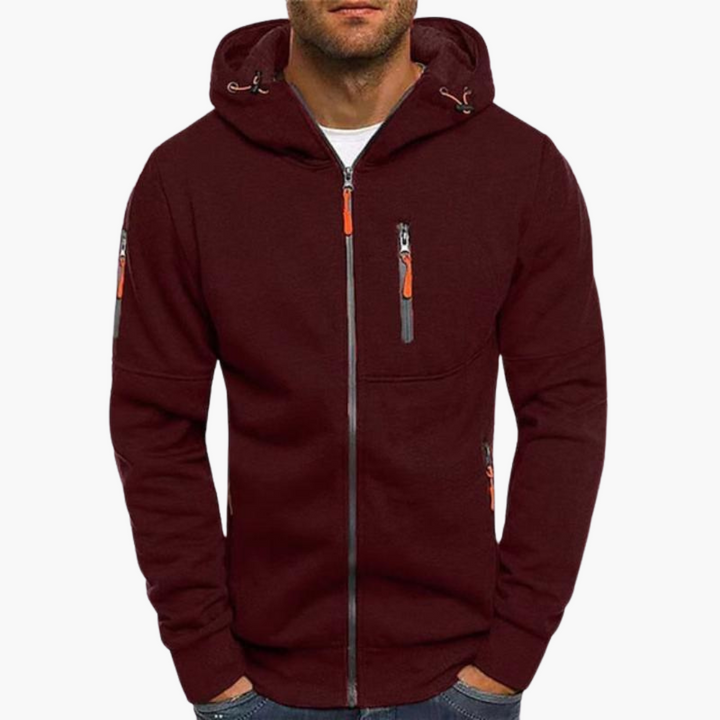 Moritz | Hoodie med dragkedja
