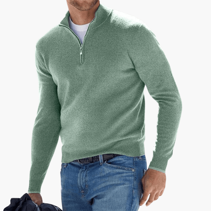 Zip-Pullover för herrar – moderiktig & bekväm för fritid