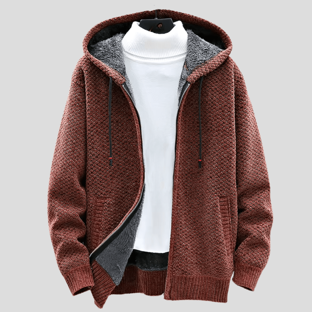 Guido | stickad hoodie