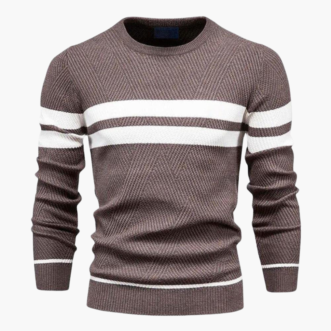 Bastian | Herrenpullover mit Streifen