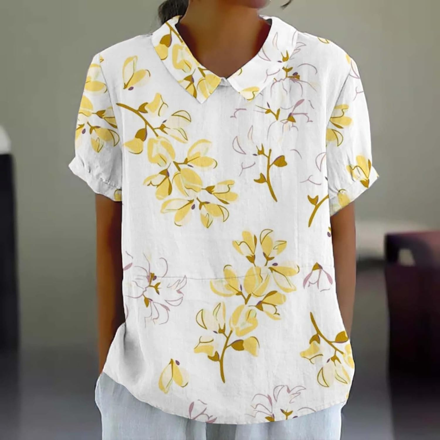 Charlotte | Blommig Blus