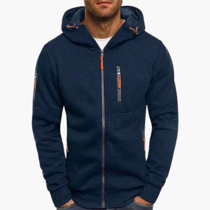 Moritz | Hoodie med dragkedja