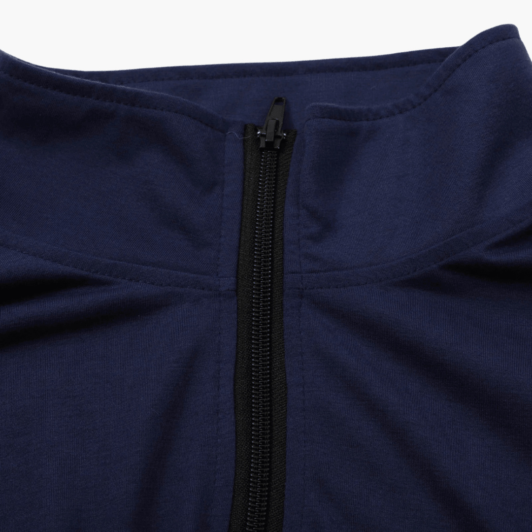 Sweatshirt med dragkedja för herr – sportig & bekväm