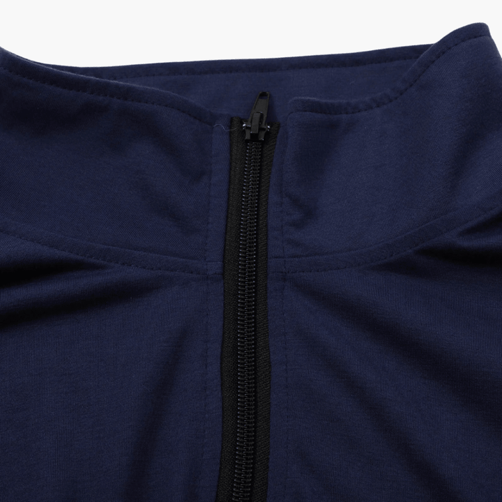 Sweatshirt med dragkedja för herr – sportig & bekväm