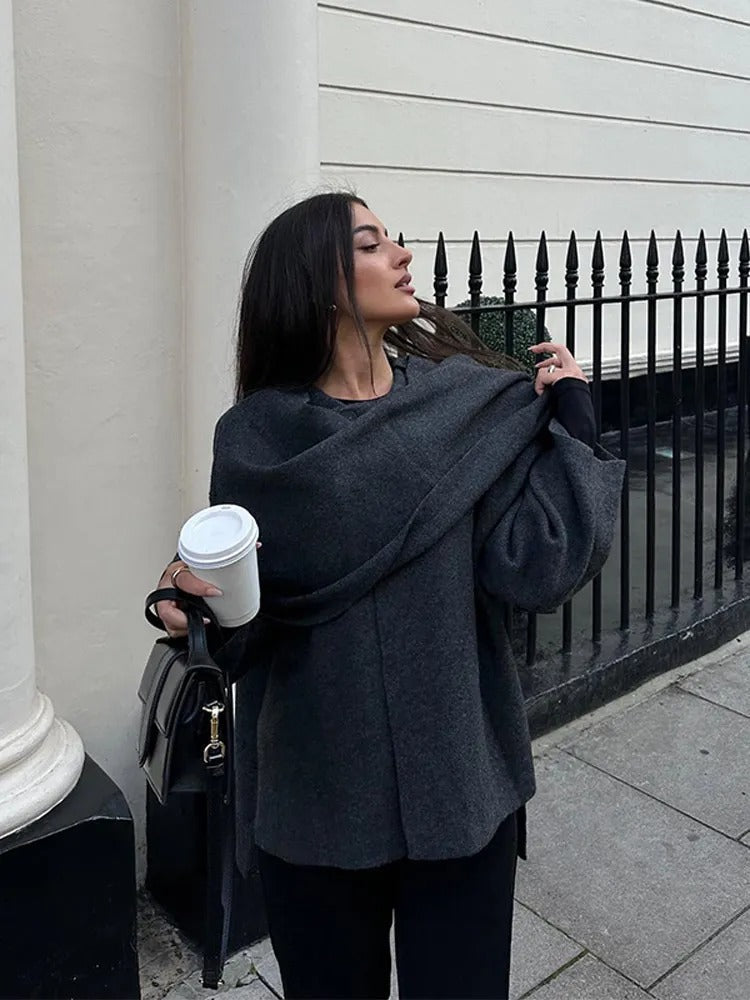 Elif - Viral cape coat