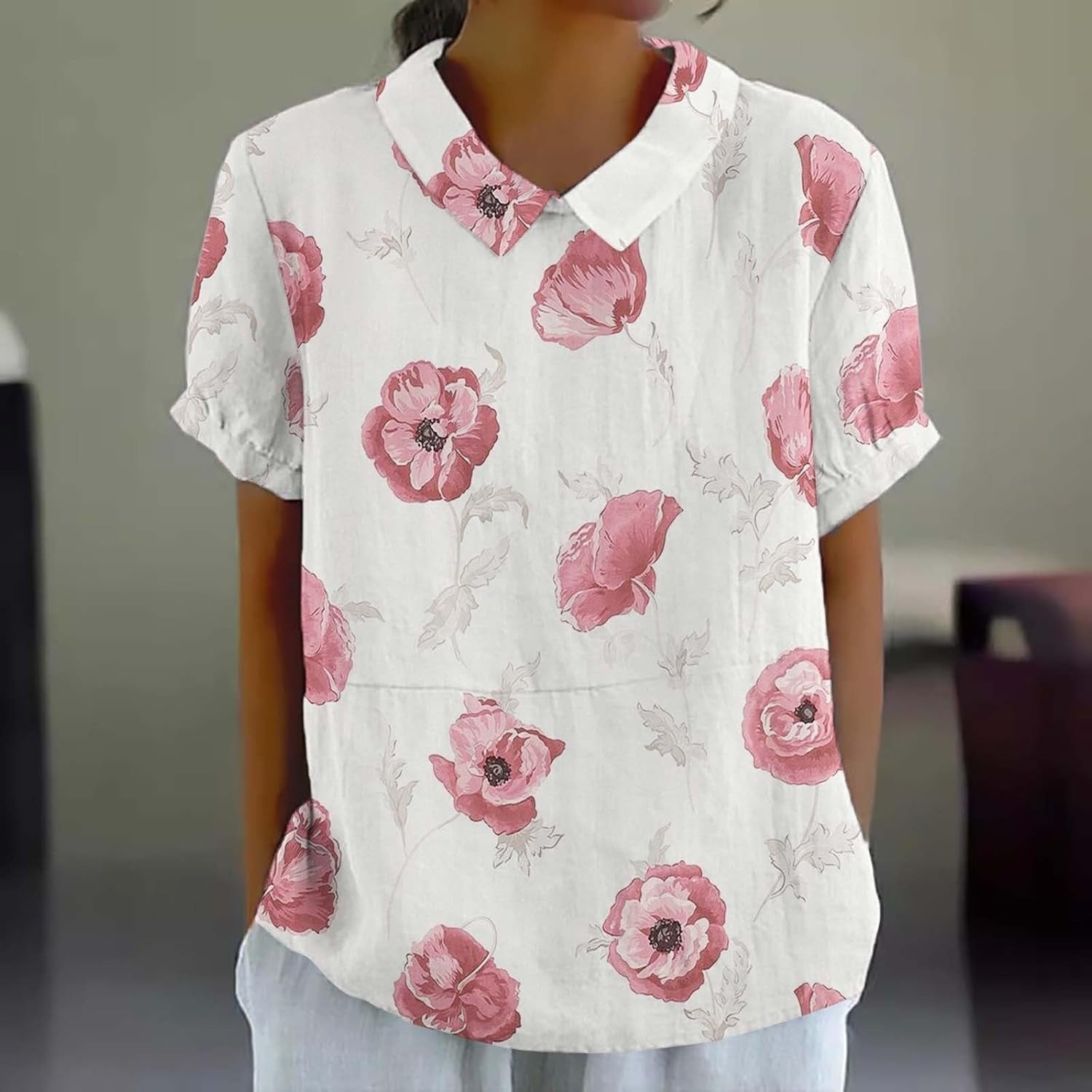 Charlotte | Blommig Blus