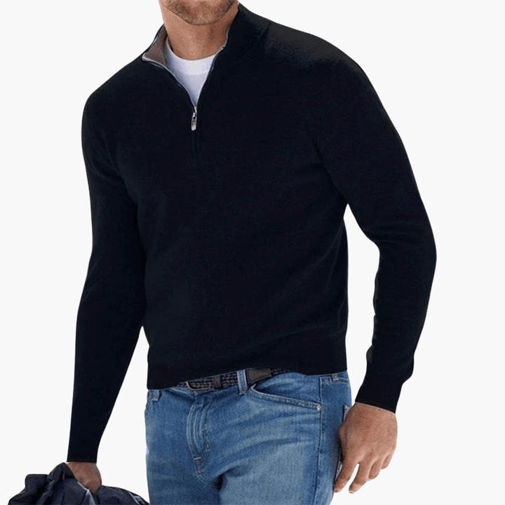 Zip-Pullover för herrar – moderiktig & bekväm för fritid