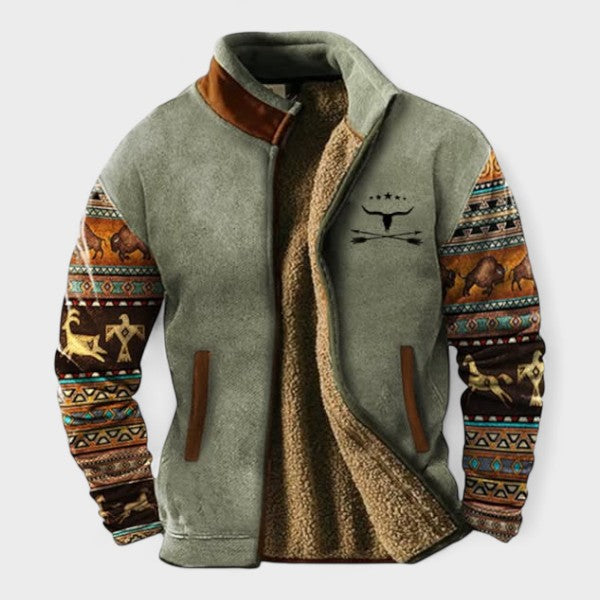 Adrien™ | elegant fleecejacka för män med termofoder