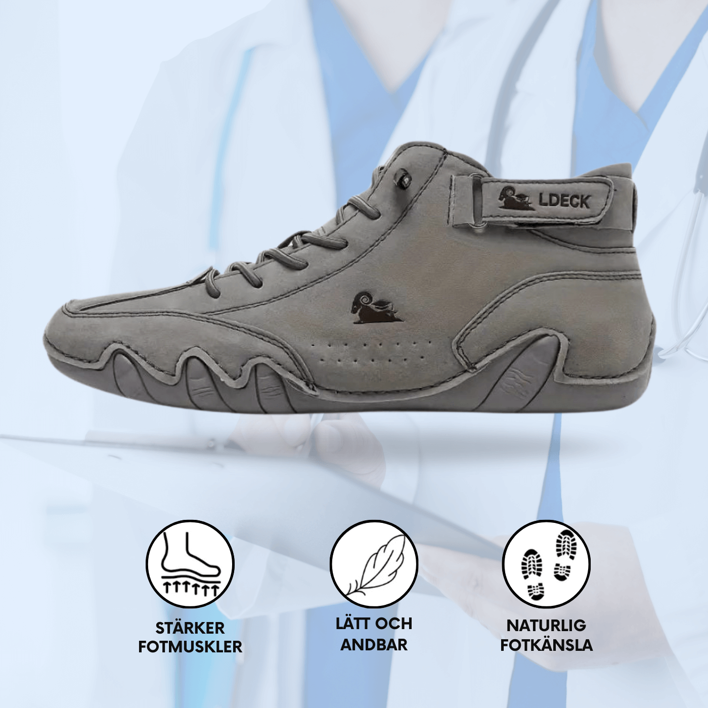 Alpaca Flex™ – Ergonomiska & Smärtlindrande Barfotaskor