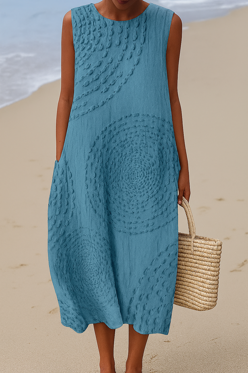 Ärmlös midiklänning – Enkel elegans för sommardagar